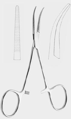 Кровоспинний затискач типу "москіт" ДЕНДІ (DANDY), 12,0 см (cm)